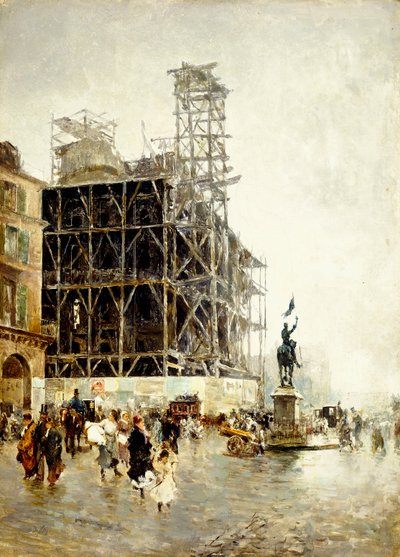 Place de Pyramides de Giuseppe or Joseph de Nittis