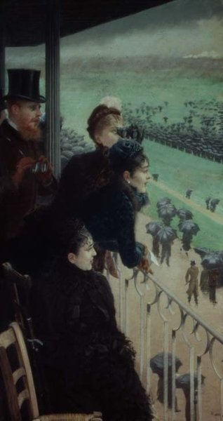 Las Carreras en Auteuil (parte de un tríptico) de Giuseppe or Joseph de Nittis