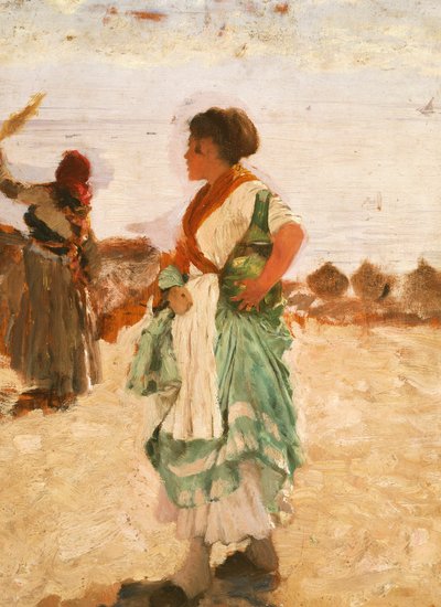 Esperando de Giuseppe or Joseph de Nittis