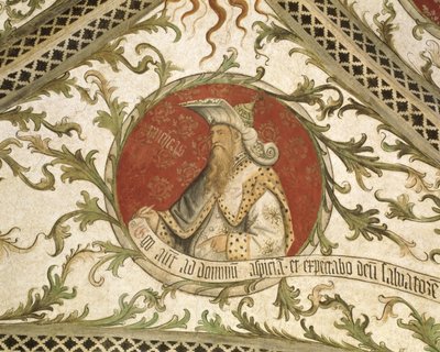 El Profeta Miqueas, de la Loggia d"Annunciazione, 1451 de Giusto dAllamagna