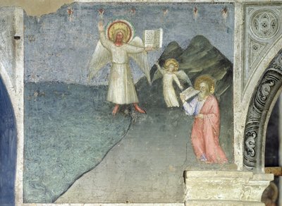 San Juan Comiendo el Libro de Giusto di Giovanni de Menabuoi