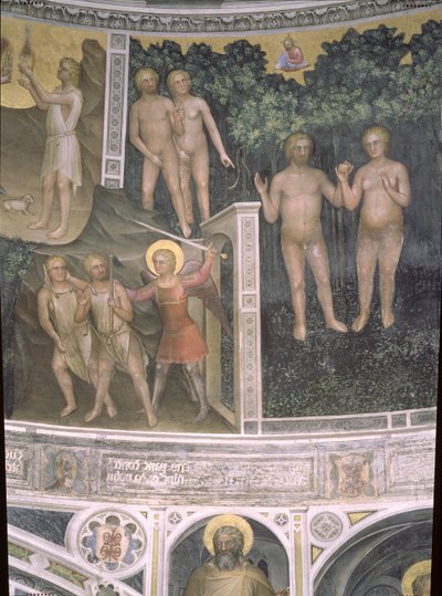 El Pecado Original y la Expulsión del Paraíso de Giusto di Giovanni de Menabuoi