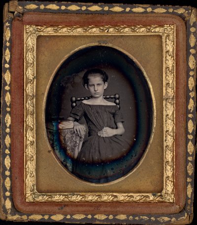 Retrato de niña,c. 1850 (foto) de Glenalvin J. Goodridge