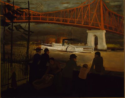 Puente de Queensboro, East River, c. 1910 de Glenn O Coleman