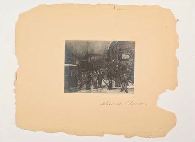 Escenas de la vida de la gente, Portafolio sin título de Glenn O Coleman