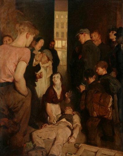 Un accidente callejero de Glyn Warren Philpot