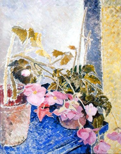 Flores en un jarrón de Glyn Warren Philpot