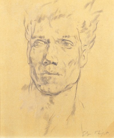 Cabeza de un hombre, c.1920 de Glyn Warren Philpot