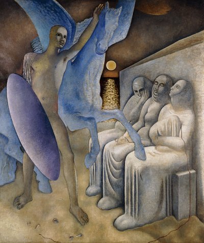 El hombre y las Parcas de Glyn Warren Philpot