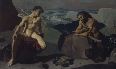 Melampo y el centauro de Glyn Warren Philpot