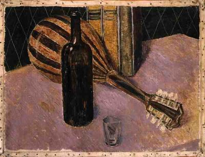 Naturaleza Muerta con Mandolina de Glyn Warren Philpot