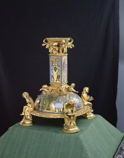Base de la Cruz de San Bertin, de la Abadía de Saint-Bertin, c.1180 de Godefroid de Huy