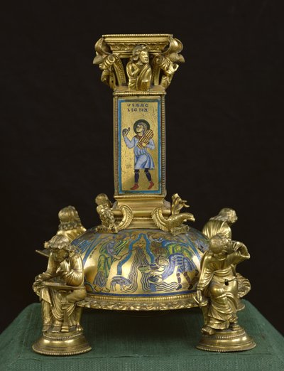 Base de la Cruz de San Bertin, de la Abadía de Saint-Bertin, c.1180 de Godefroid de Huy