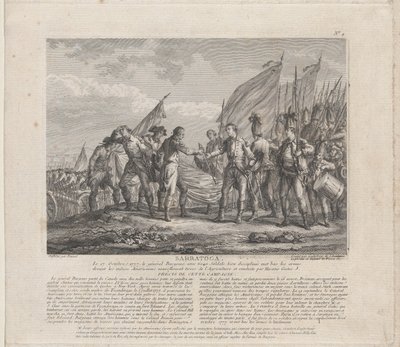 Saratoga 17 de octubre de 1777 de Godefroy
