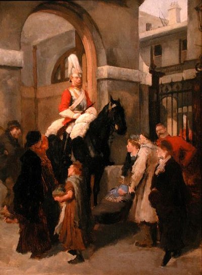 Whitehall (óleo sobre panel) de Godefroy Durand