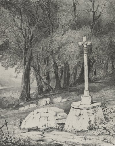 Cruz en el camino de Clermont a Royal de Godefroy Engelmann