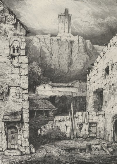 Donjon del Castillo de Polignac de Godefroy Engelmann