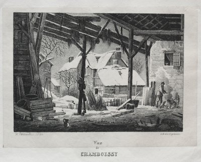 Vue de Chamboissy de Godefroy Engelmann