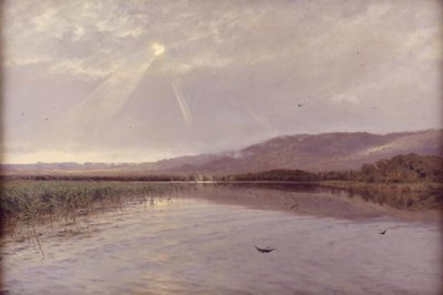 Un Lago en el Distrito de Himmelbjerg, Jutlandia de Godfred Christensen