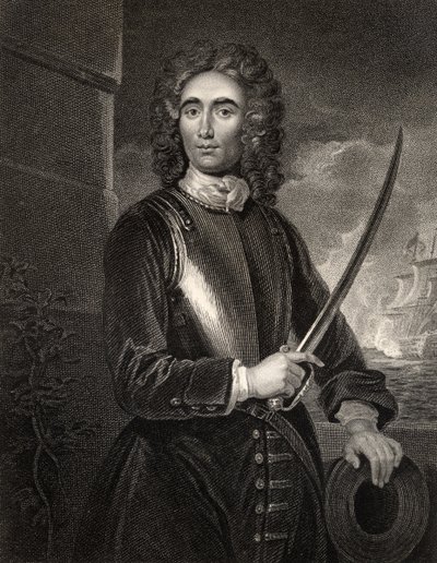 John Benbow, grabado por W.T. Mote, de 