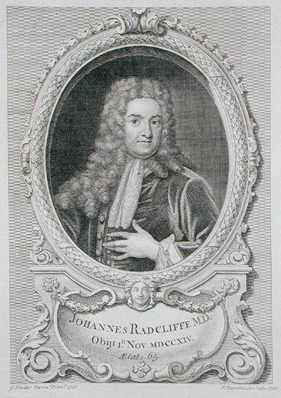 Retrato de John Radcliffe de 
