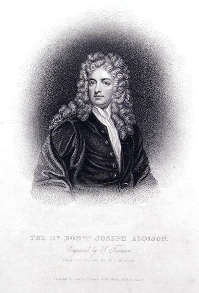 El Rt Hon Joseph Addison de Godfrey (after) Kneller