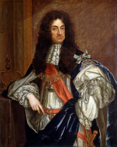 Carlos II (óleo sobre lienzo) de Godfrey (studio of) Kneller