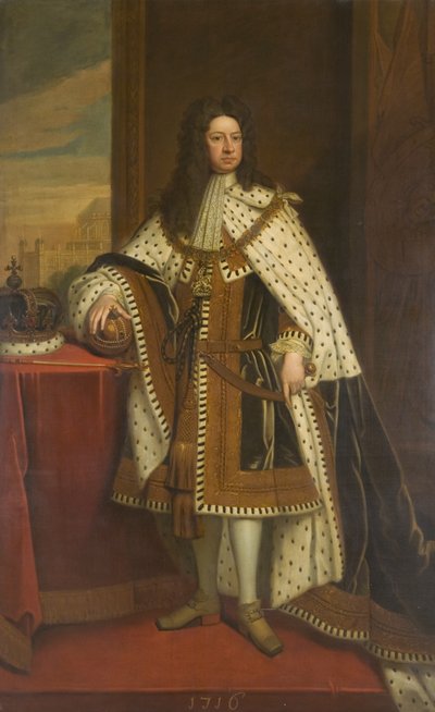 Jorge I de Godfrey (studio of) Kneller
