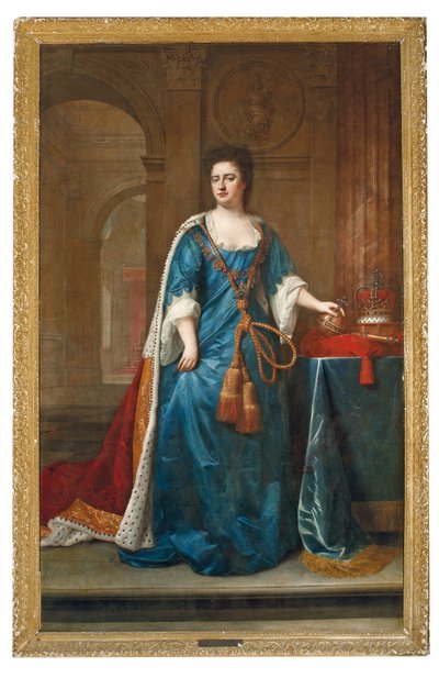Retrato de la reina Ana (1665-1714) de Godfrey (studio of) Kneller