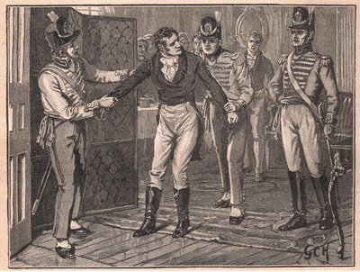 Arresto de Sir Francis Burdett AD 1810 de Godfrey C. Hindley