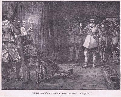Entrevista del Corneta Joyce con Carlos I en 1647 de Godfrey C. Hindley