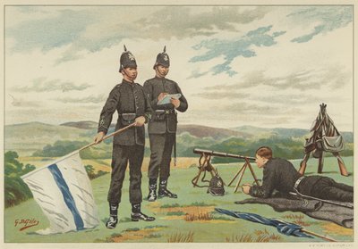 El 1º Middlesex (Victoria Rifles) Voluntarios, 4º Batallón de Voluntarios del Cuerpo de Rifles del Rey de Godfrey Douglas Giles