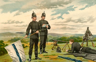 Los Rifles Victoria del 1er Middlesex - Voluntarios, 1890 de Godfrey Douglas Giles