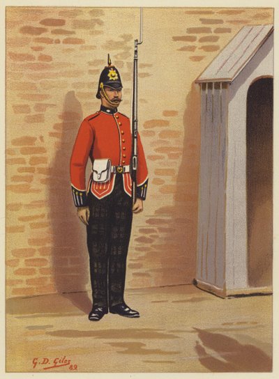 El 25º, Kings Own Scottish Borderers de Godfrey Douglas Giles