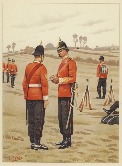 El 43º, Infantería Ligera de Oxfordshire de Godfrey Douglas Giles