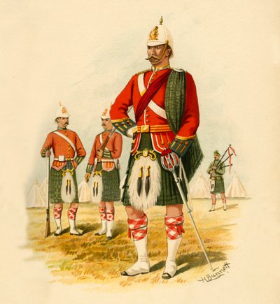 El 5º Royal Scots de Canadá, 1890 de Godfrey Douglas Giles