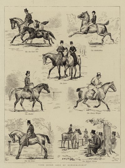 Las siete edades de la equitación de Godfrey Douglas Giles