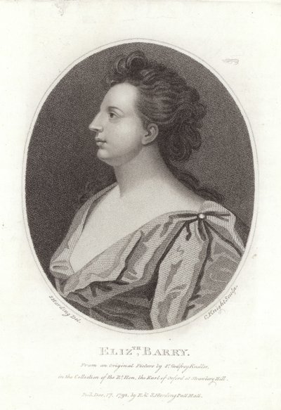 Elizabeth Barry de Godfrey Kneller