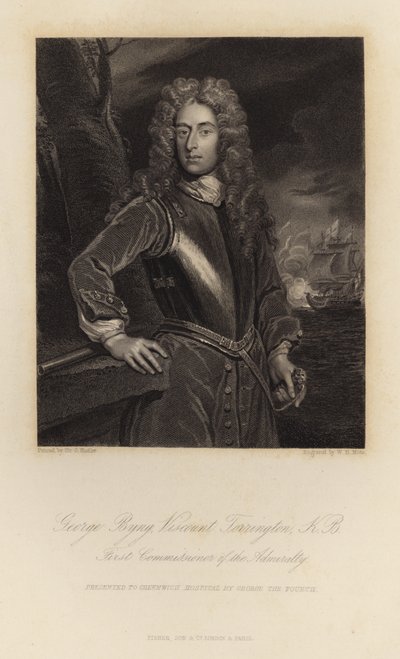 George Byng Vizconde Torrington de Godfrey Kneller