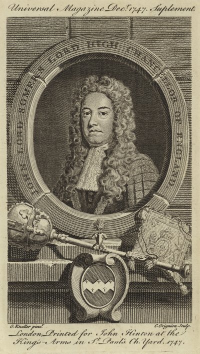 John Lord Somers, Lord Alto Canciller de Inglaterra de Godfrey Kneller