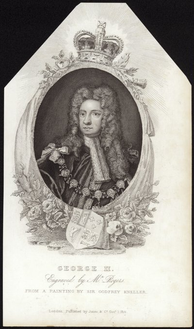 Rey Jorge II de Gran Bretaña e Irlanda de Godfrey Kneller