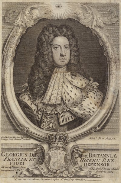 Rey Jorge I de Gran Bretaña e Irlanda de Godfrey Kneller