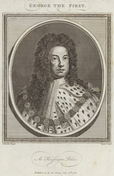 Rey Jorge I de Gran Bretaña e Irlanda de Godfrey Kneller