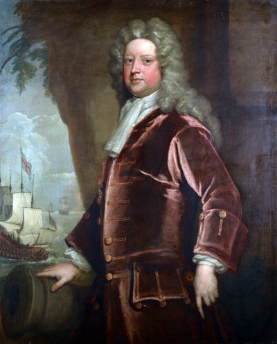 Retrato del almirante Sir John Norris de Godfrey Kneller