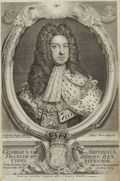 Retrato de Jorge I de Gran Bretaña e Irlanda de Godfrey Kneller