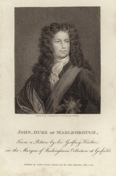 Retrato de John Churchill, duque de Marlborough de Godfrey Kneller