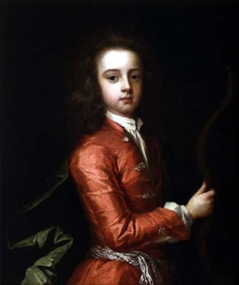 Retrato de un niño, dicho ser el Duque de Gloucester, sosteniendo un arco de Godfrey Kneller
