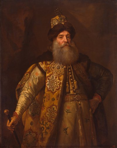 Retrato del Embajador Pyotr Ivanovich Potyomkin 1617-1700, 1682 de Godfrey Kneller