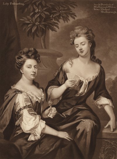 Sarah Duquesa de Marlborough y Lady Fitzharding de Godfrey Kneller