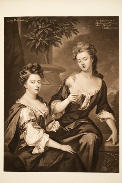 Sarah, duquesa de Marlborough y Lady Fitzharding, pub. 1902 de Godfrey Kneller
